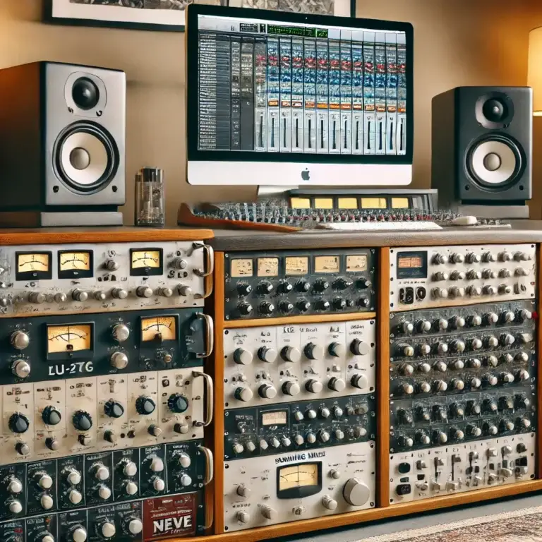 Illustration of Analog Studio Gear