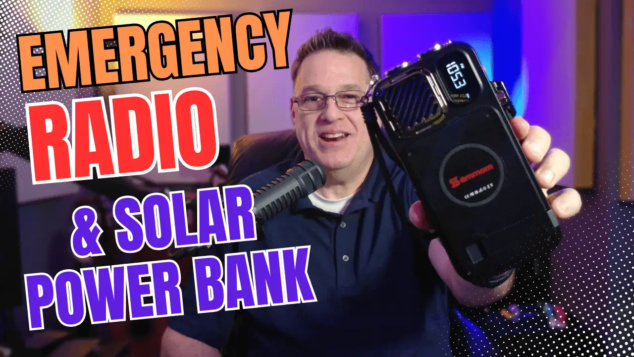 EMERGENCY RADIO AND SOLAR POWER BANK