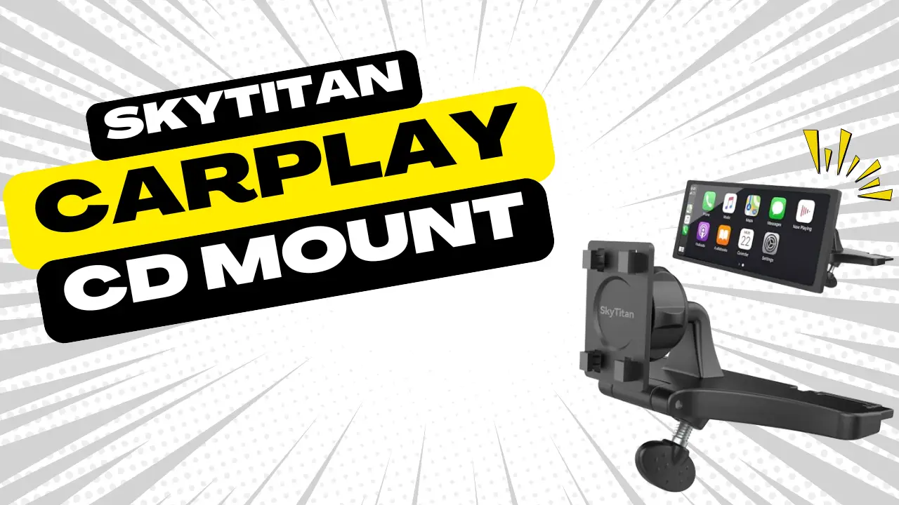 SkyTitan CD Mount for CarPlay