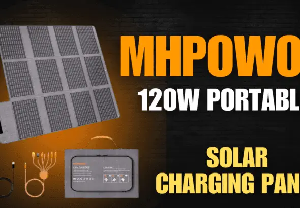 MHPOWOS 120w Solar Charging Panel