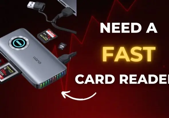 LLANO 4-in-1 USB 3.2 card reader on a desk — Tech4Dads review
