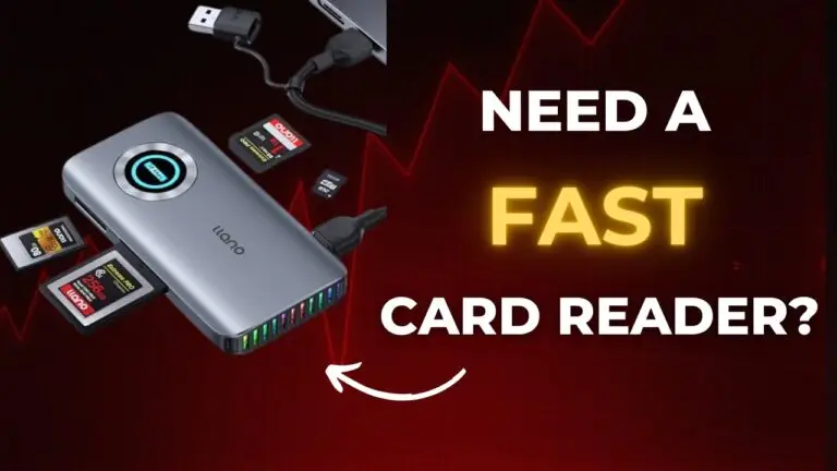 LLANO 4-in-1 USB 3.2 card reader on a desk — Tech4Dads review