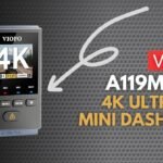 VIOFO A119M Pro 4K dash cam mounted on windshield — Tech4Dads review