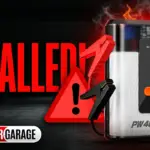 Recall alert graphic for Hererod jump starters and LANCHEZ pressure washers